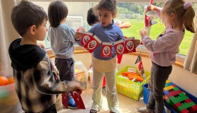 Öğrencilerimiz 23 Nisan Hazırlıklarına Başladı