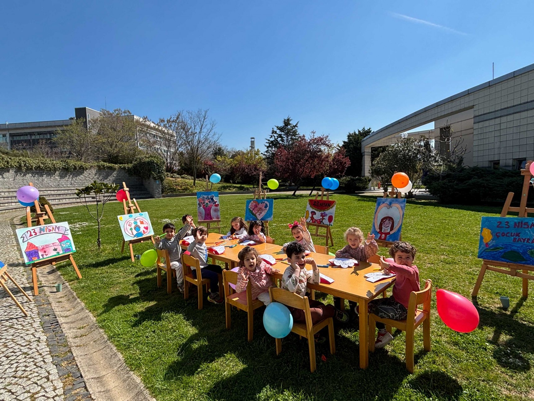 Öğrencilerimiz 23 Nisan Hazırlıklarına Başladı